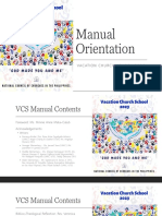 2023 VCS Manual Orientation