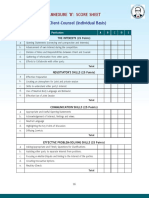 Negotiation-Mediation Score Sheets