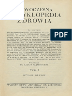 Nowoczesna Encyklopedia Zdrowia. Tom 1 1939rok