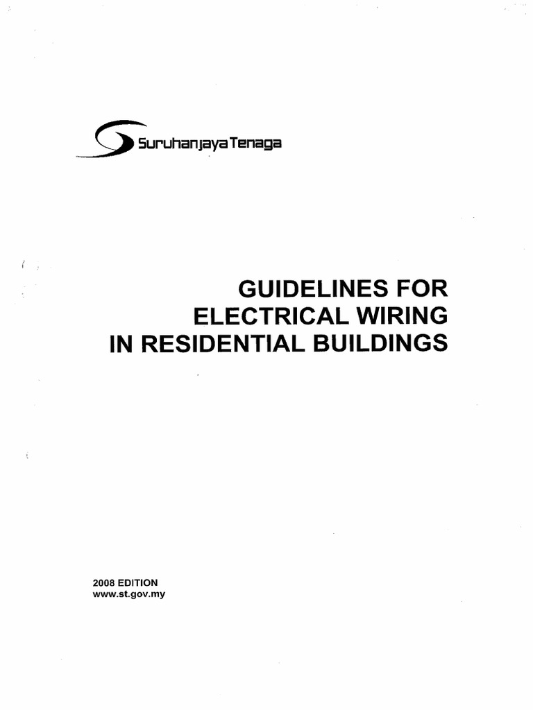 Guideline For Electrical Wiring in Residential Buildings (Edition 2008 ...