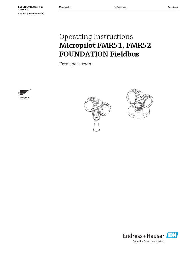 Micropilot FMR51 Operating Manual | PDF | Electrical Connector