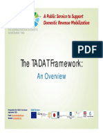 IMF TADAT Framework (Overview)