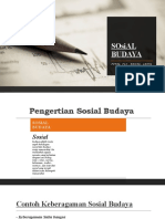 Sosial Budaya (Putra)