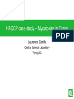 HACCP Case Study - Mycotoxins in Copra