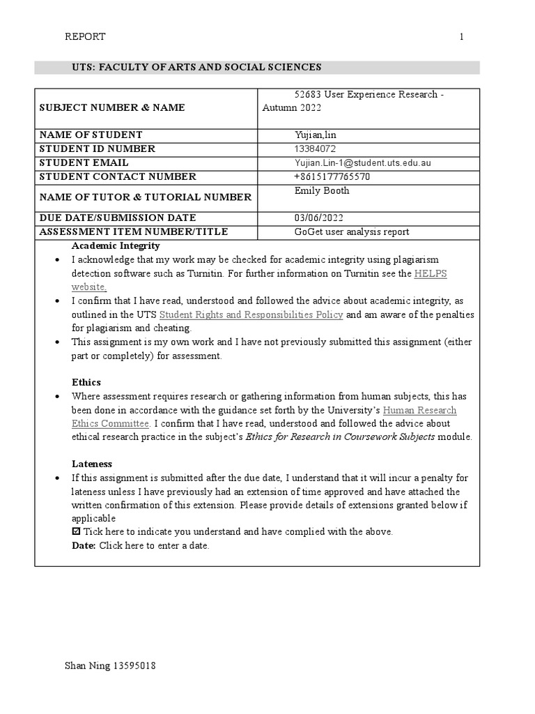 52683+USEREXPERIENCE+RESEARCH Assessment+2 | PDF | Survey Methodology ...