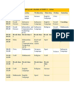 The Schedule Cahyani