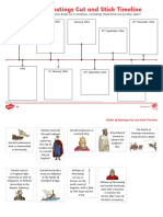 The Battle of Hastings-Cut and Stick-Timeline Activity