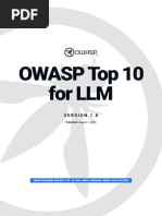 OWASP Top 10 For LLMs 2023 v1 - 0