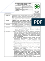 SOP Pelayanan Isolasi Mandiri Covid-19