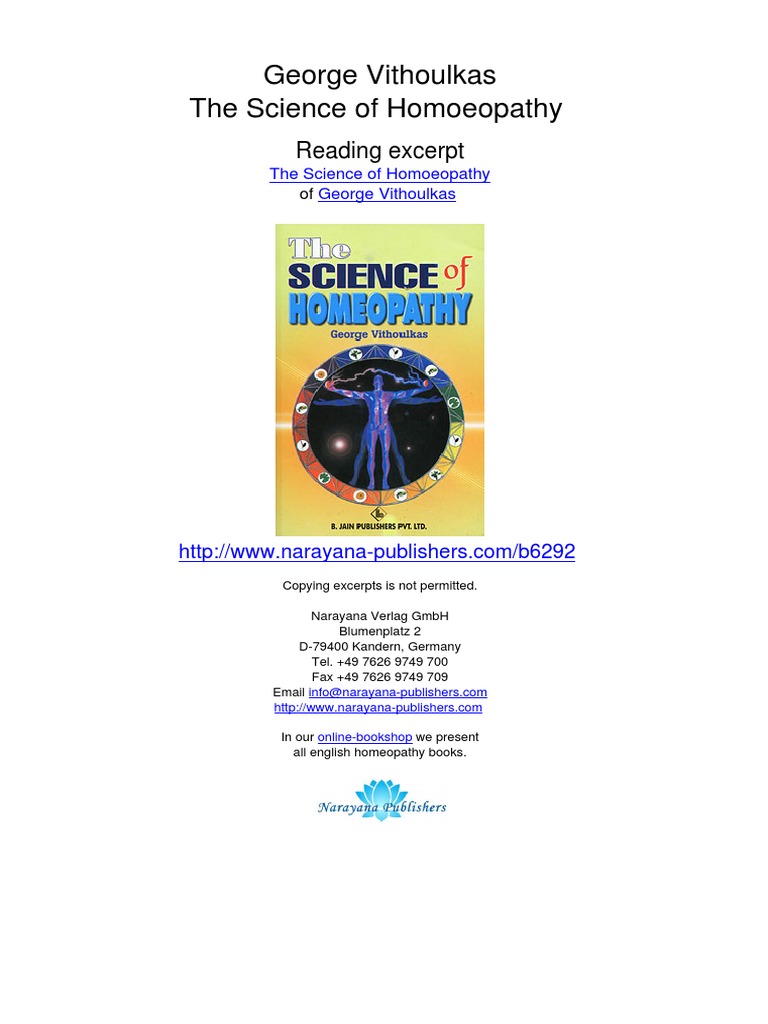 The Science of Homoeopathy George Vithoulkas.06292 - 1contents ...