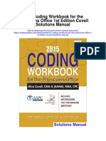 2015 Coding Workbook For The Physicians Office 1st Edition Covell Solutions Manual