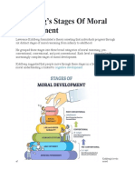 Moral Development Theory Kholberg