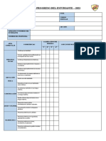 Informe Del Progreso Del Estudiante