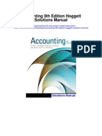 Accounting 9th Edition Hoggett Solutions Manual