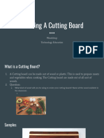 Creating A Cutting Board