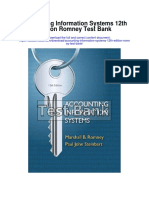 Accounting Information Systems 12th Edition Romney Test Bank