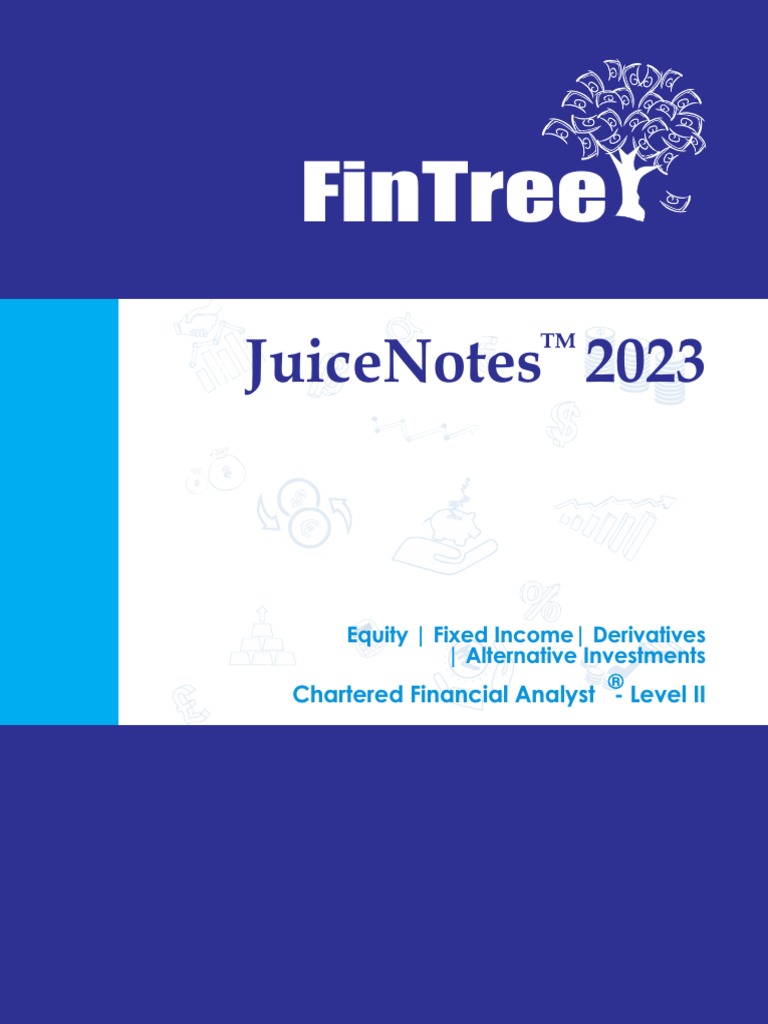 2023 CFA L2 Book 3 Equity FI Derivatives AI | PDF | Valuation (Finance ...