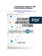 Accounting Information Systems 10th Edition Hall Solutions Manual