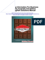 Accounting Information For Business Decisions Australia 2nd Edition Cunningham Solutions Manual