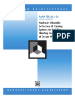 AAMA TIR-A11-04 Typical Static Design and Test Methods For Curtain Wall Products