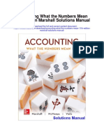 Accounting What The Numbers Mean 11th Edition Marshall Solutions Manual