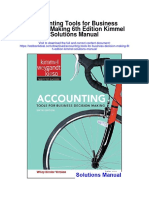 Accounting Tools For Business Decision Making 6th Edition Kimmel Solutions Manual