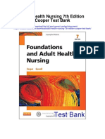 Adult Health Nursing 7th Edition Cooper Test Bank