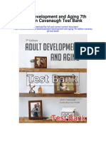 Adult Development and Aging 7th Edition Cavanaugh Test Bank