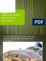 Biotic and Abiotic Factors in The Ecosystem Lesson 4