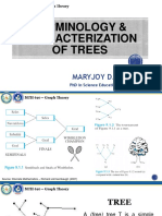Terminologies and Characterization of Trees Llanda Maryjoy D