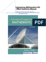 Advanced Engineering Mathematics 8th Edition Oneil Solutions Manual