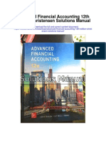 Advanced Financial Accounting 12th Edition Christensen Solutions Manual