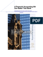 Advanced Financial Accounting 8th Edition Baker Test Bank