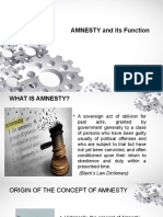 Amnesty and Its Function