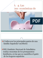 Tema 4. Las Decsiones Económicas en Las Familias