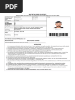 My ITBP-HC/Telecom Admit Card For Physical Effieciency Test & PST