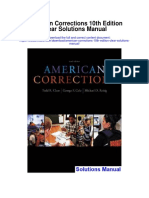 American Corrections 10th Edition Clear Solutions Manual