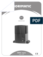 Manual Mac 1500 Fiorimatic