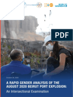 Rapid Gender Analysis August2020 Beirut Port Explosion October2020