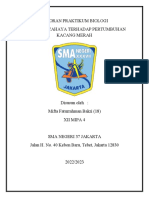 Laporan Praktikum Biologi (Pertumbuhan Dan Perkembangan)