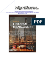 Analysis For Financial Management 12th Edition Higgins Solutions Manual
