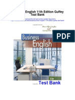 Business English 11th Edition Guffey Test Bank