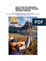 Accounting Tools For Business Decision Making 4th Edition Kimmel Solutions Manual