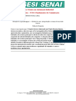 Folha de Resposta Fundamentos Da Comunicação