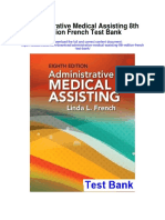 Administrative Medical Assisting 8th Edition French Test Bank