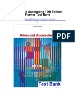 Advanced Accounting 12th Edition Fischer Test Bank