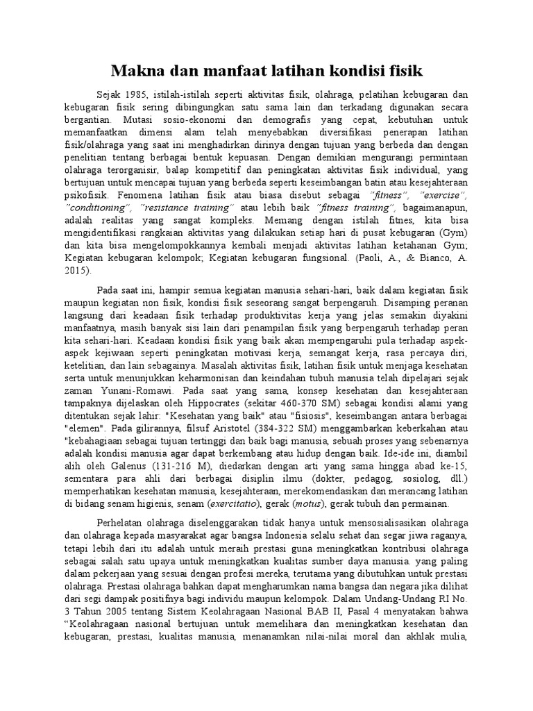 Manfaat latihan fisik untuk kesehatan jangka panjang