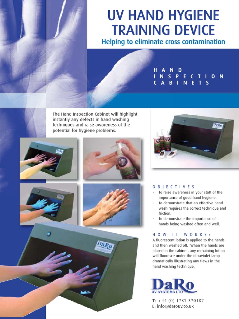 Daro Uv Uv Hand Inspection Cabinet Instruction Manual 1 | Download Free ...
