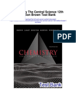 Chemistry The Central Science 12th Edition Brown Test Bank