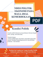Kondisi Politik Dan Ekonomi Indonesia Pada Awal Kemerdekaan - Kelompok4 - XII IPA 4
